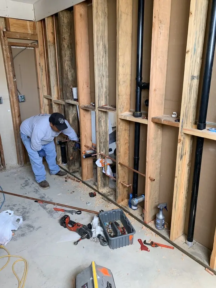 Commercial rough-in plumbing for Gas Line Repair in Rock Springs